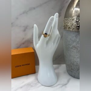 🔥Louis Vuitton•Crystal Gamble Ring Sz Medium 6.75